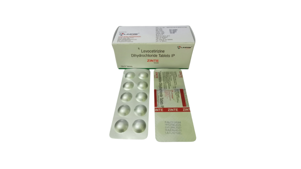 Untitled design 1 1 Third Party Manufacturing of Levocetirizine Hydrochloride Tablets IP 5mg – A Complete Guide for Pharma Distributors