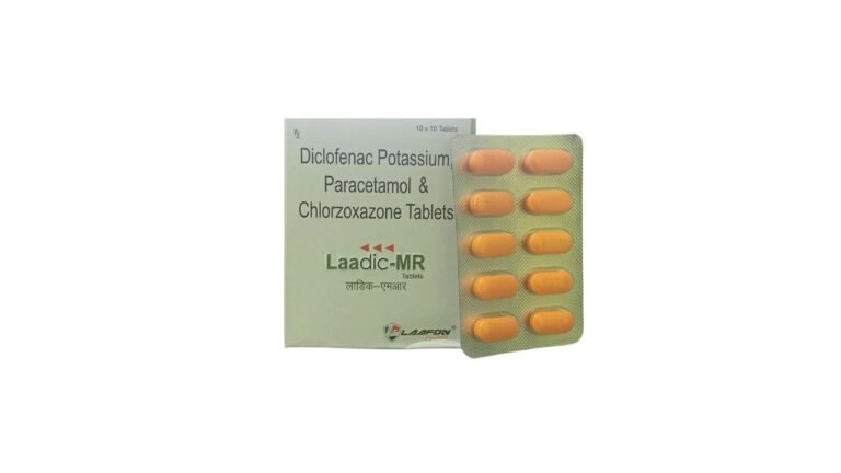 Diclofenac, Paracetamol and Chlorzoxazone Tablets