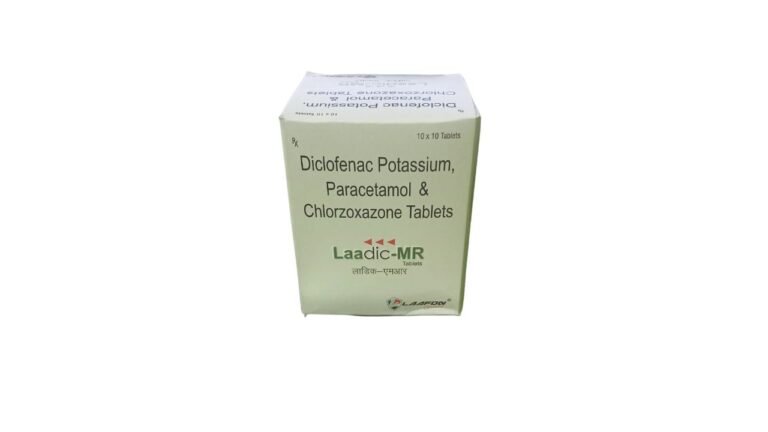 Diclofenac, Paracetamol and Chlorzoxazone Tablets